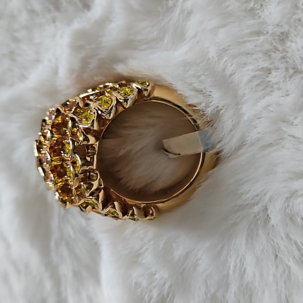 Rainbow Stud Hawk Ring - image 4